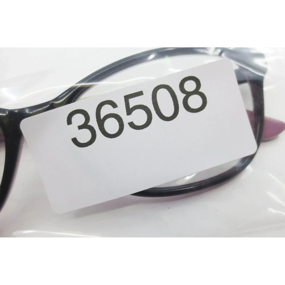 Hard Candy HC41 BLKP Eyeglasses Black Purple Cat Eye Frames 52-16-135